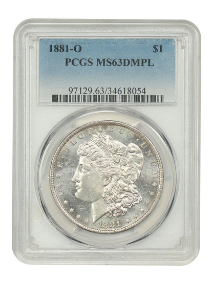 1881-O $1 PCGS MS63DMPL - Morgan Dollar