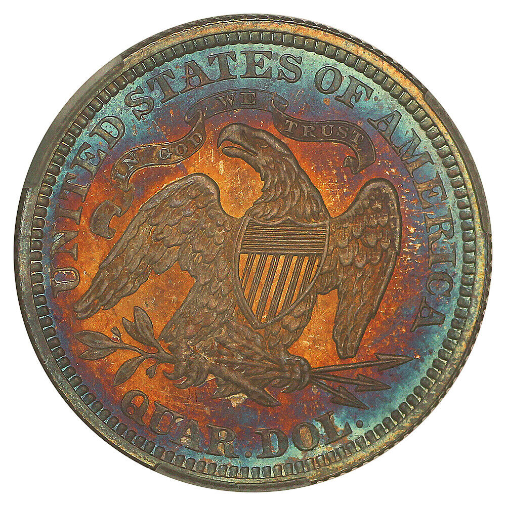 1868 25C CACG PR66 ex: D.L. Hansen - Liberty Seated Quarter