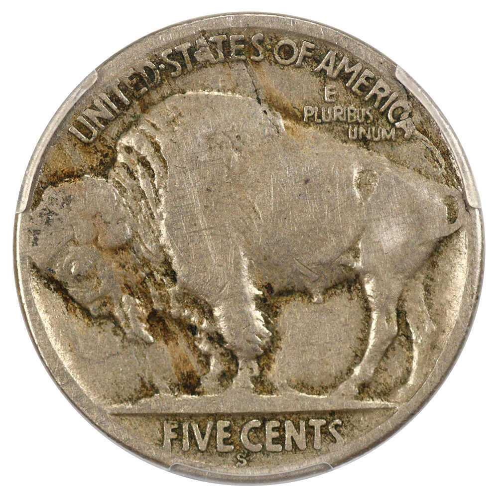 1921-S 5C PCGS VG08