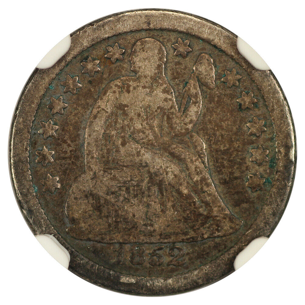 1852-O 10C NGC VG10