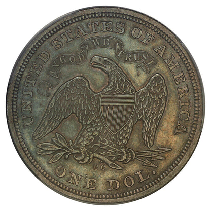 1870-CC $1 PCGS MS63 ex: D.L. Hansen