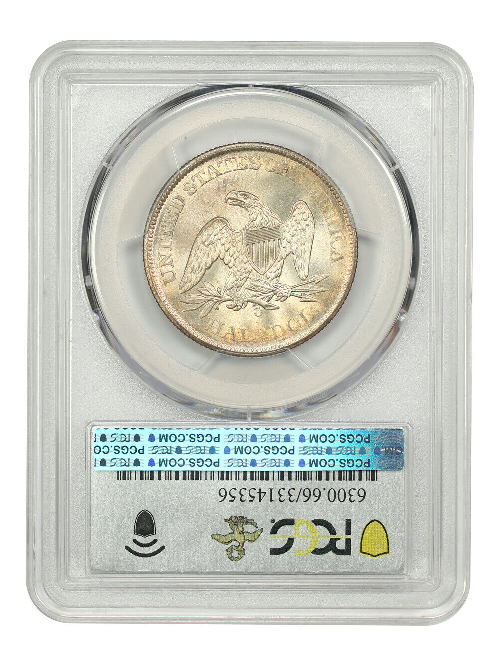 1860-O 50C PCGS MS66