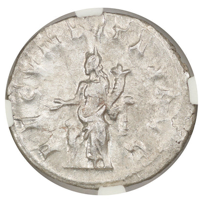 Ancient Roman: H.Etruscilla (AD 249-253) AR Double-Denarius NGC MS