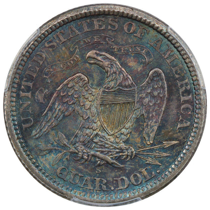 1873-S 25C PCGS MS65 (Arrows) ex: D.L. Hansen