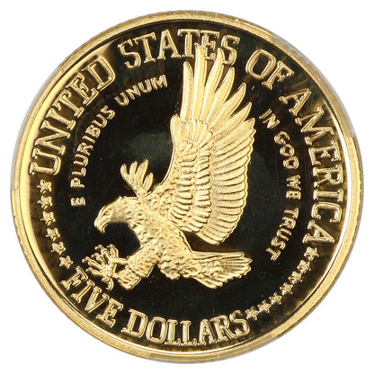 1986-W $5 Statue Of Liberty CACG PR69DCAM - $5 Modern Gold Commemoratives