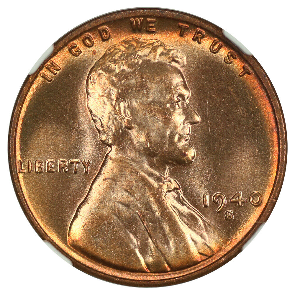 1940-S 1C NGC MS67RD