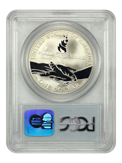 1995-P $1 Track & Field PCGS PR69DCAM - $1 (Silver)