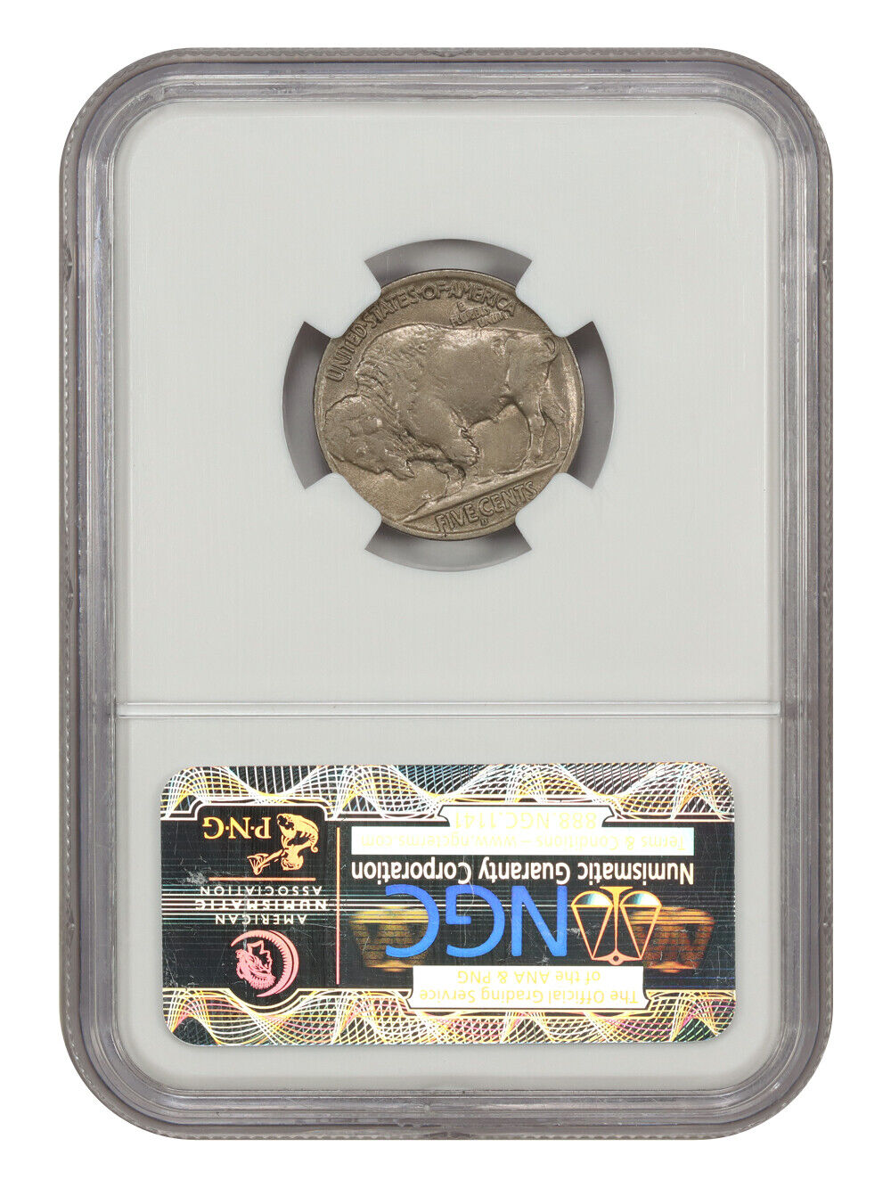 1917-D 5C NGC AU53 - Buffalo Nickel