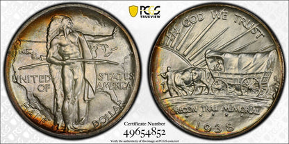 1938 S Classic Commemorative Oregon Trail PCGS MS-67+ Plus CAC Oregon