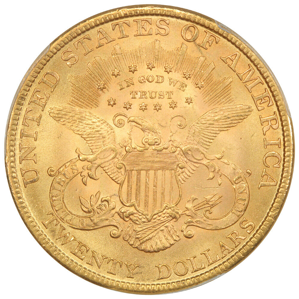 1896 $20 PCGS MS65 - Liberty Head $20