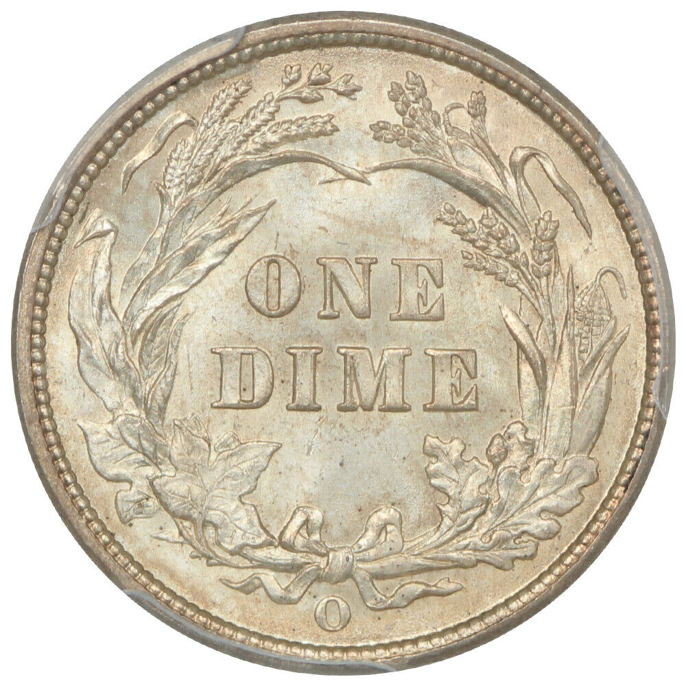1896-O 10C PCGS MS65+ ex: D.L. Hansen