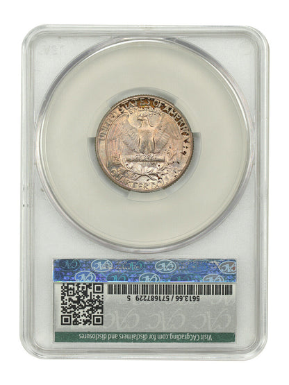 1934 25C CACG MS66 (Heavy Motto) ex: D.L. Hansen - Washington Quarter