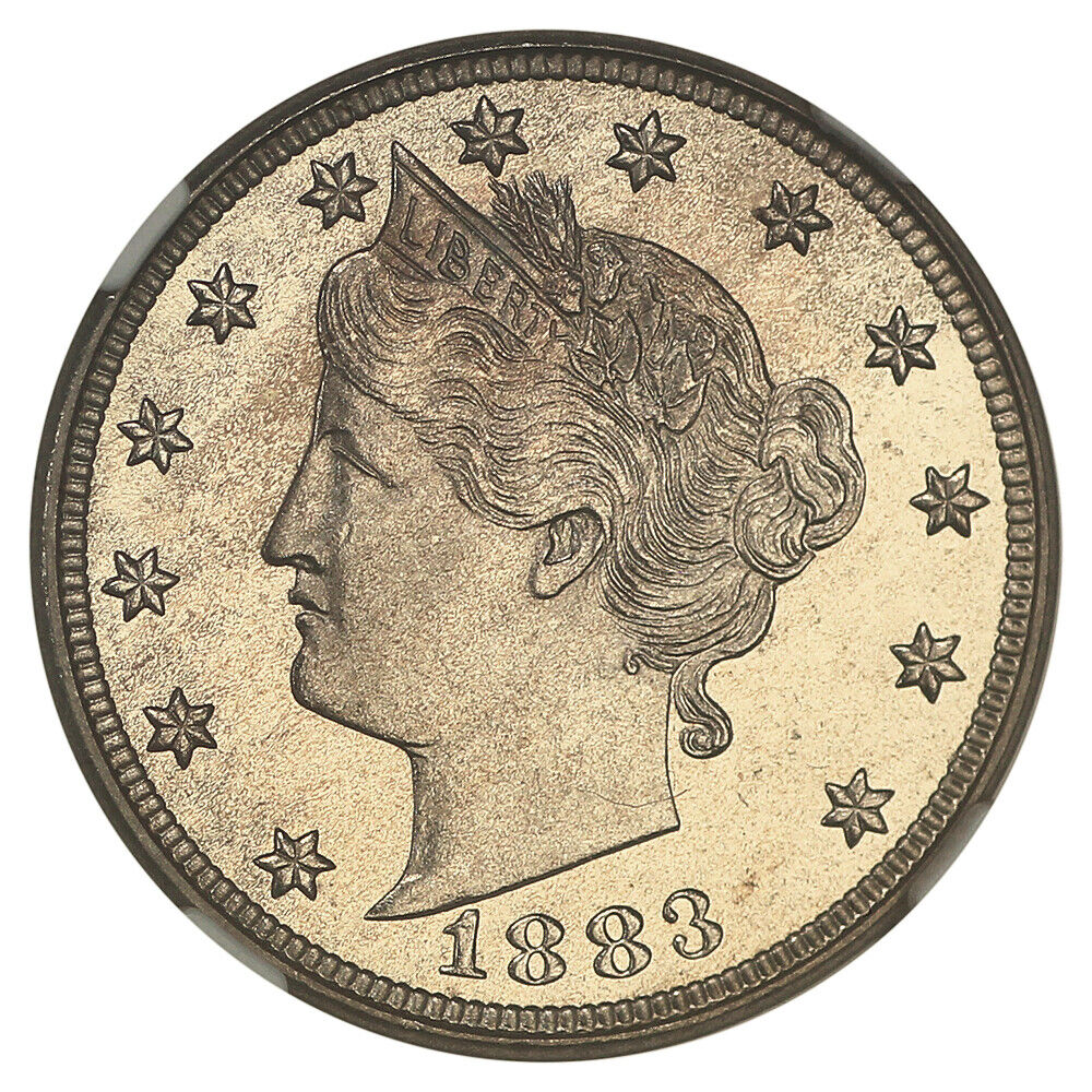 1883 5C With CENTS NGC PR67 - Liberty Nickel