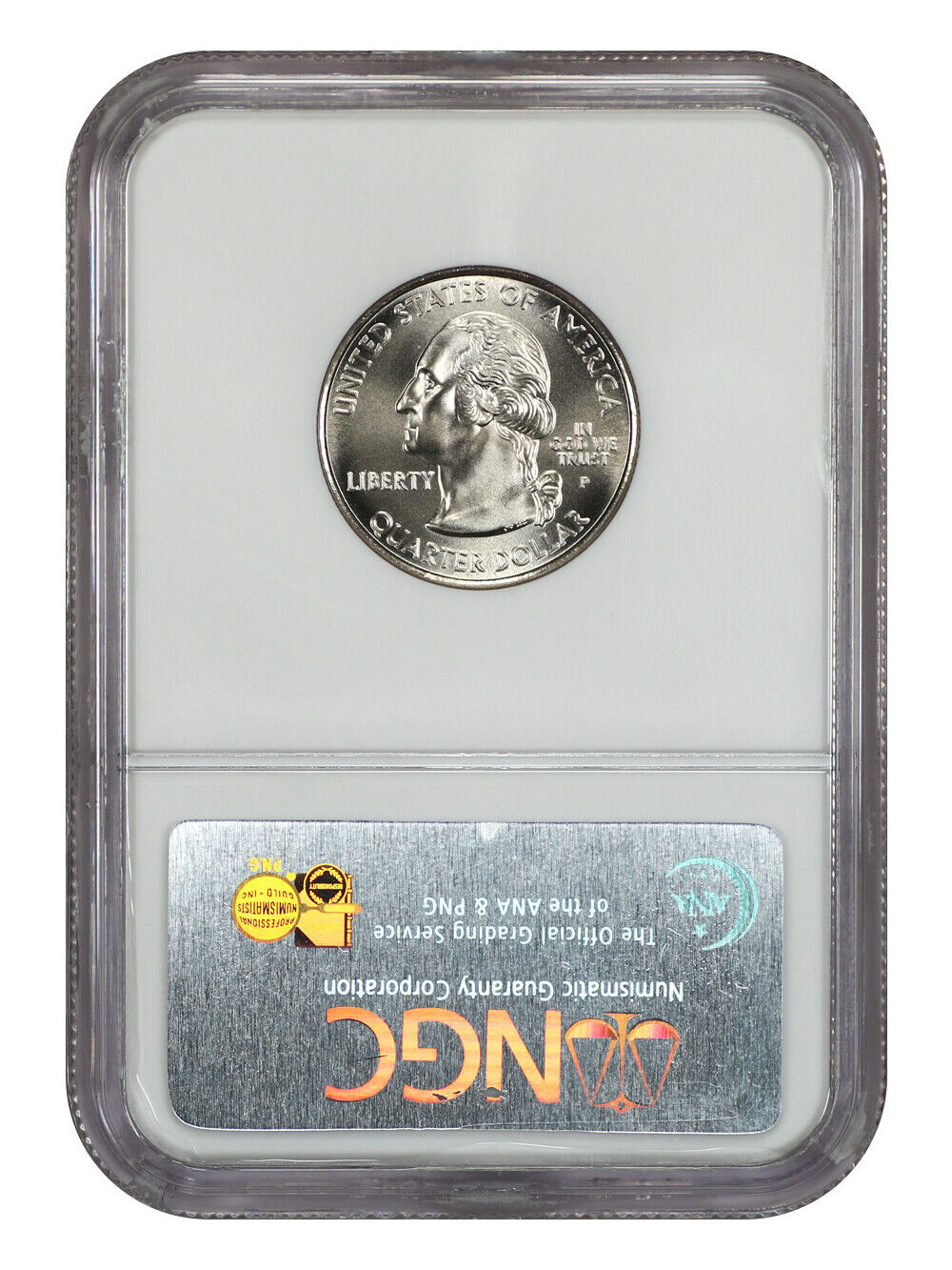 2005-P 25C Minnesota NGC SP69 (Satin Finish) - Washington 50 States Quarters