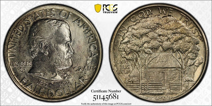 1922 P Classic Commemorative Grant Memorial PCGS MS-64 Grant, with Star