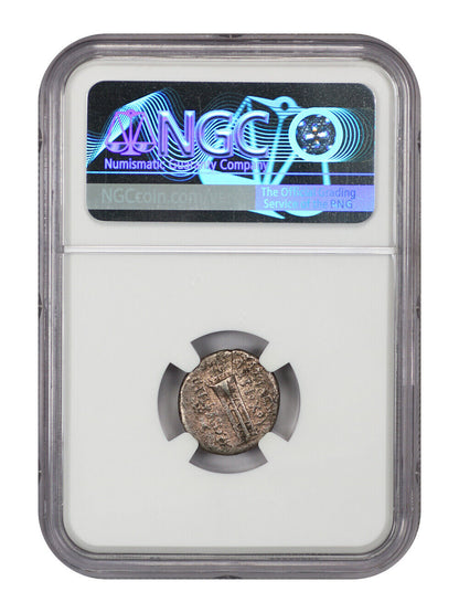 Ancient Roman: Antiochus VIII (121-96 BC) AR Drachm NGC Choice Fine (Seleucid, S