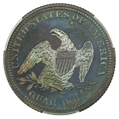 1865 25C CACG PR66 ex: D.L. Hansen - Liberty Seated Quarter