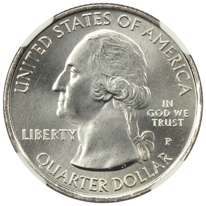 2011-P 25C Vicksburg NP NGC MS68 - Type 1 - Clad