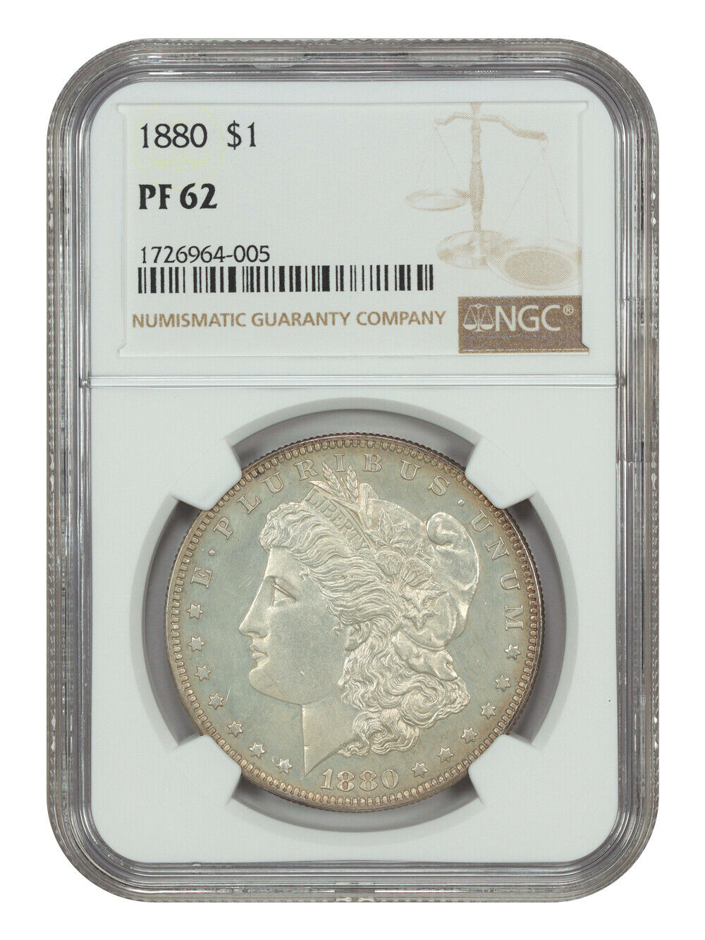 1880 $1 NGC PR62 - Morgan Dollar