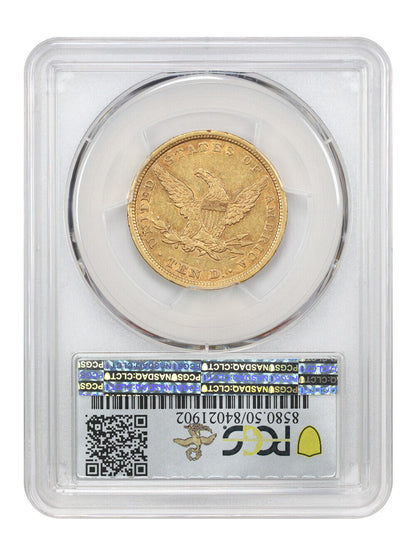 1839 $10 PCGS AU50 (Type of 1840) ex: D.L. Hansen