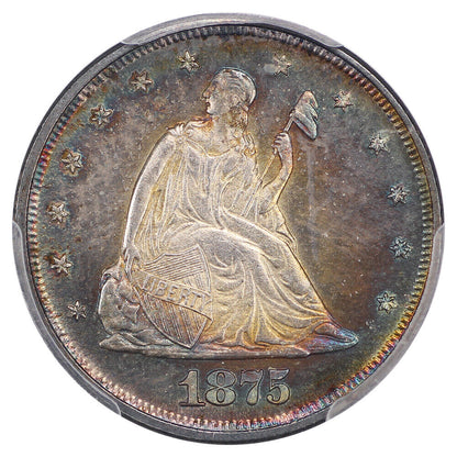 1875 20C PCGS MS65 ex: D.L. Hansen