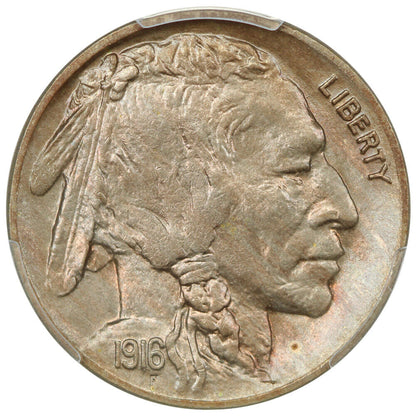 1916-D 5C PCGS MS65 - Buffalo Nickel