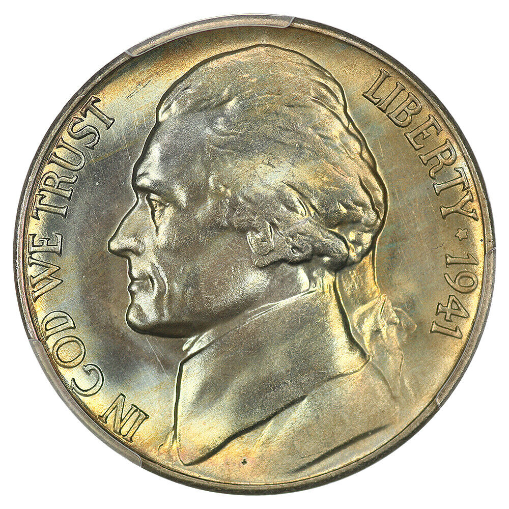 1941-S 5c PCGS MS67+ ex: D.L. Hansen