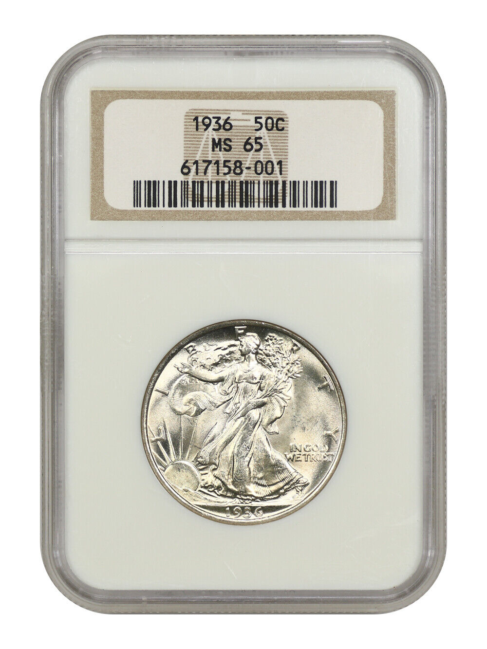 1936 50C NGC MS65