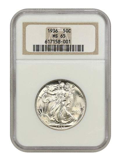 1936 50C NGC MS65