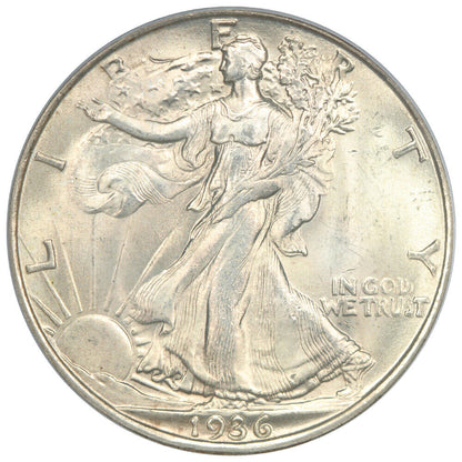 1936-D 50C PCGS MS65 - Walking Liberty Half Dollar