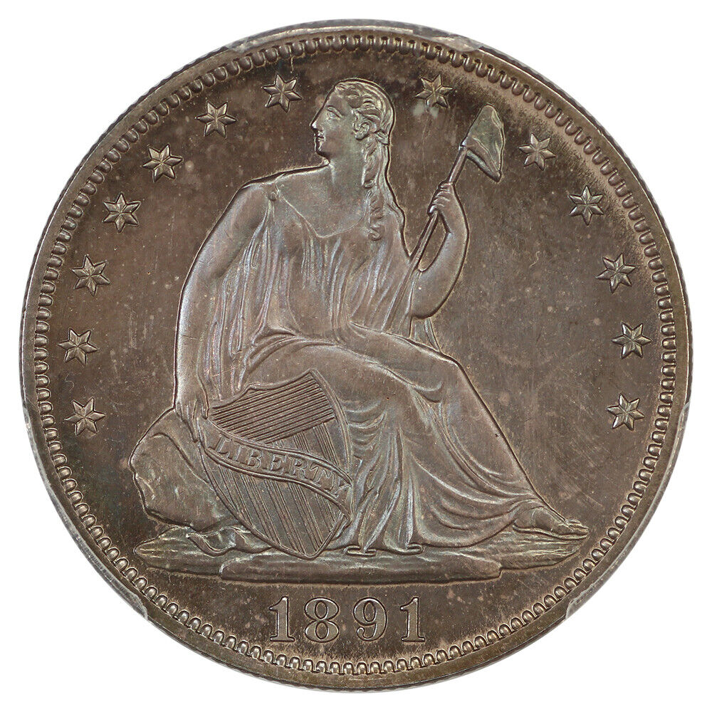 1891 50C PCGS/CAC PR66+ ex: D.L. Hansen