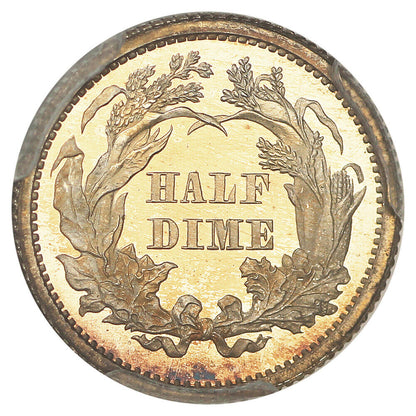 1866 H10C PCGS PR67 ex: D.L. Hansen