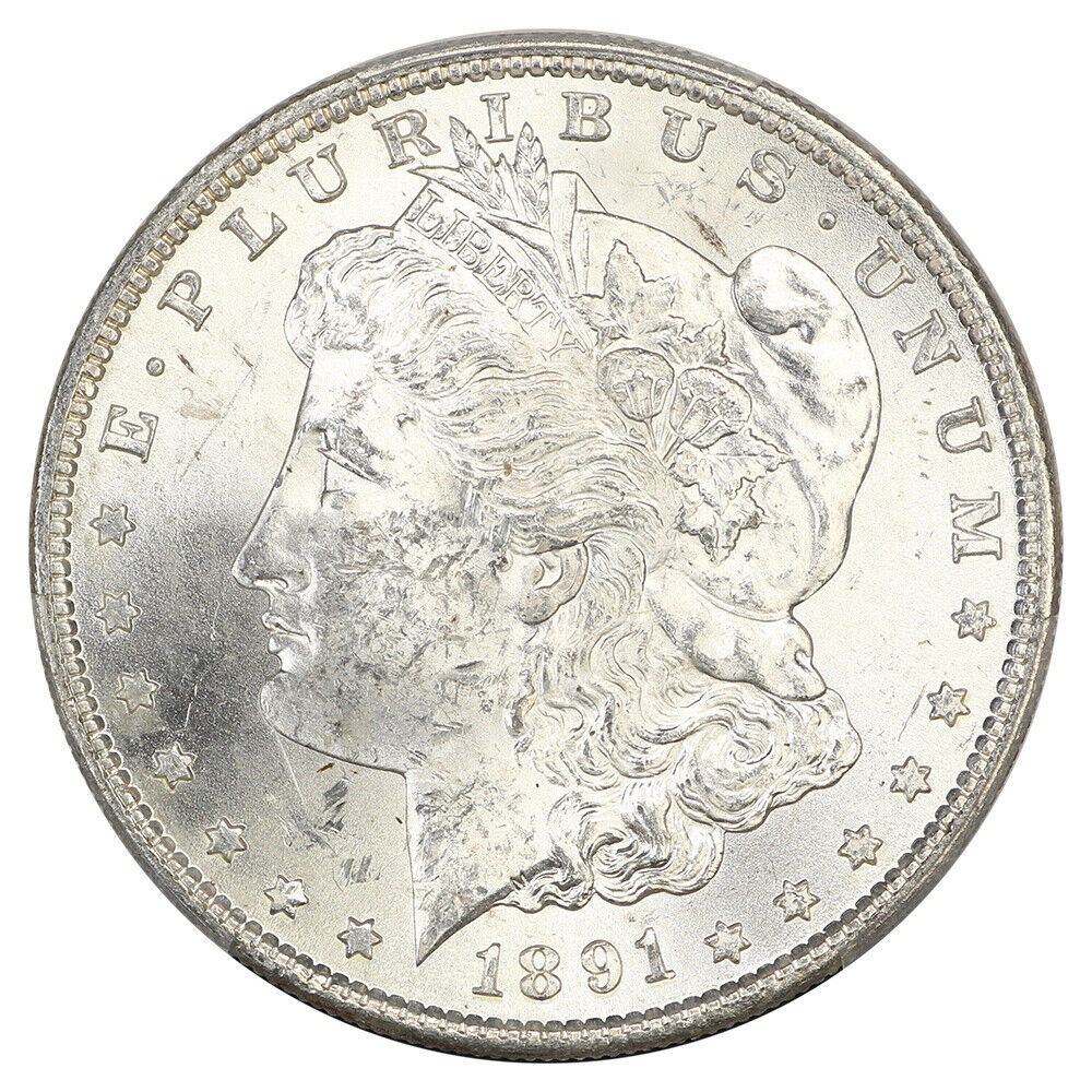 1891-S $1 PCGS MS63 - Morgan Dollar