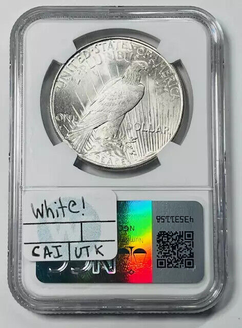 1927 S Peace Dollar NGC MS-63 White Coin!