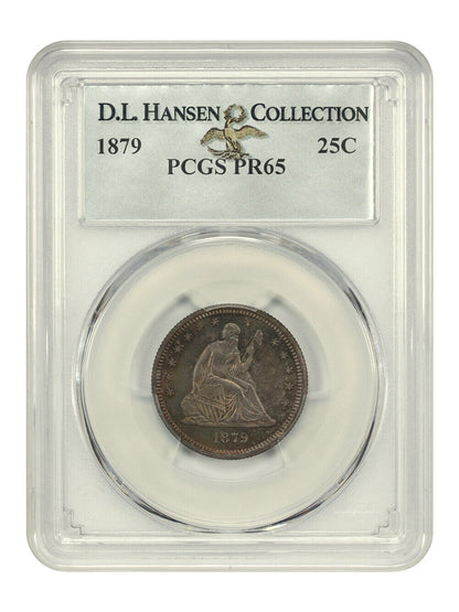 1879 25C PCGS PR65