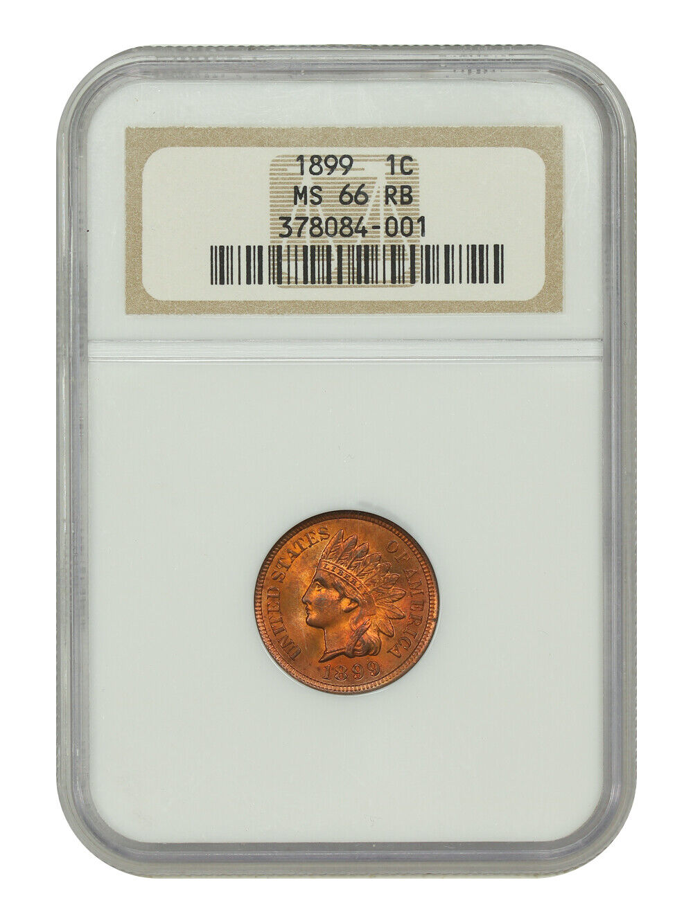 1899 1C NGC MS66RB - Indian Cent