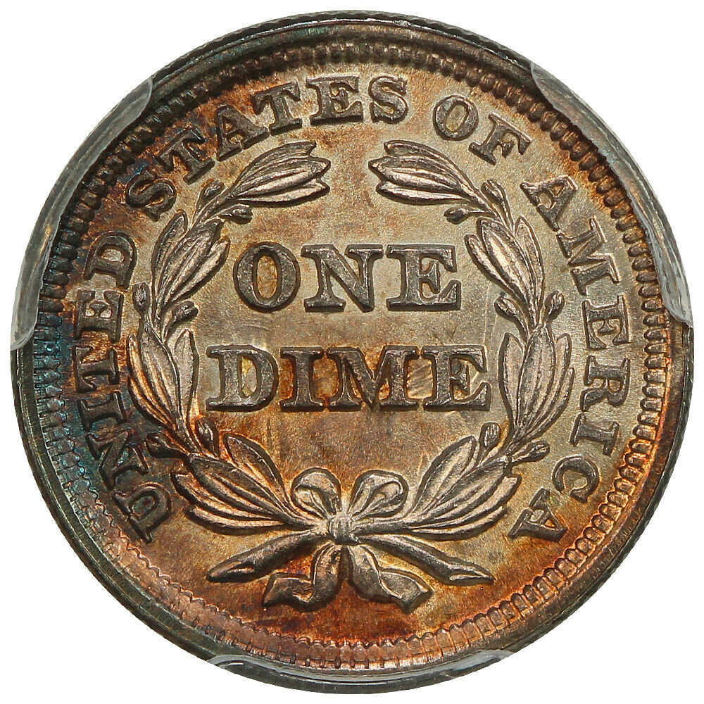 1853 10C PCGS MS66 (Arrows) ex: D.L. Hansen