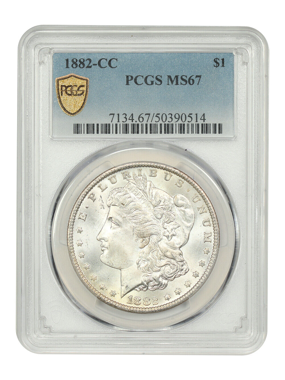 1882-CC $1 PCGS MS67 - Morgan Dollar