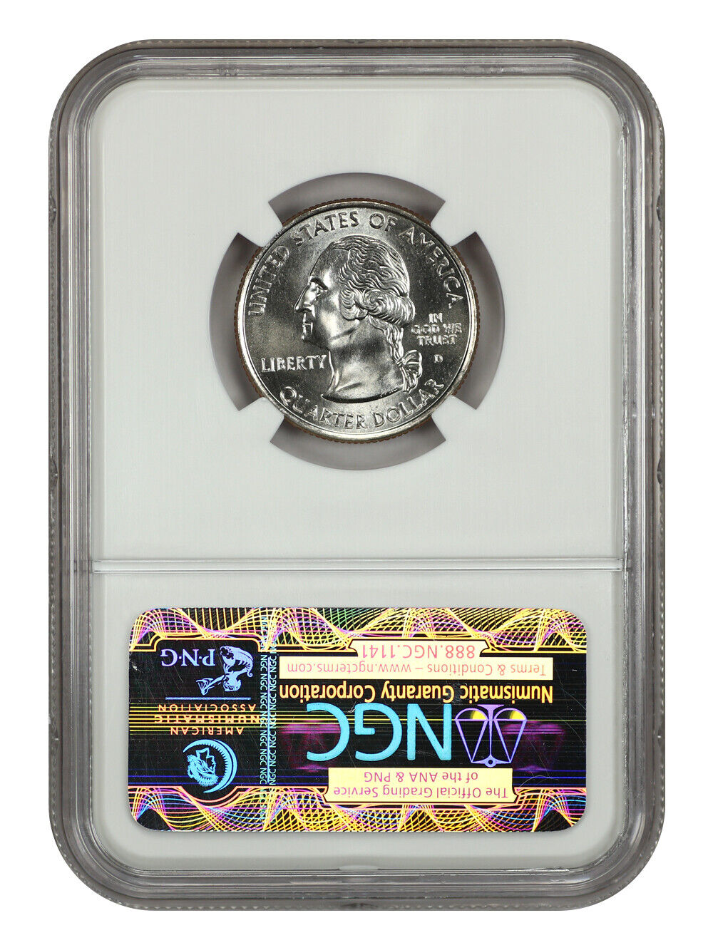 2000-D 25C Maryland NGC MS68 - Washington 50 States Quarters