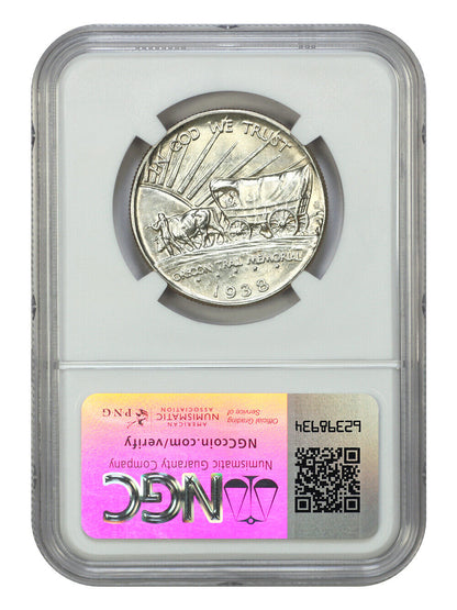 1938 50C Oregon NGC MS64 - Classic Silver Commemorative - Low Mintage Issue