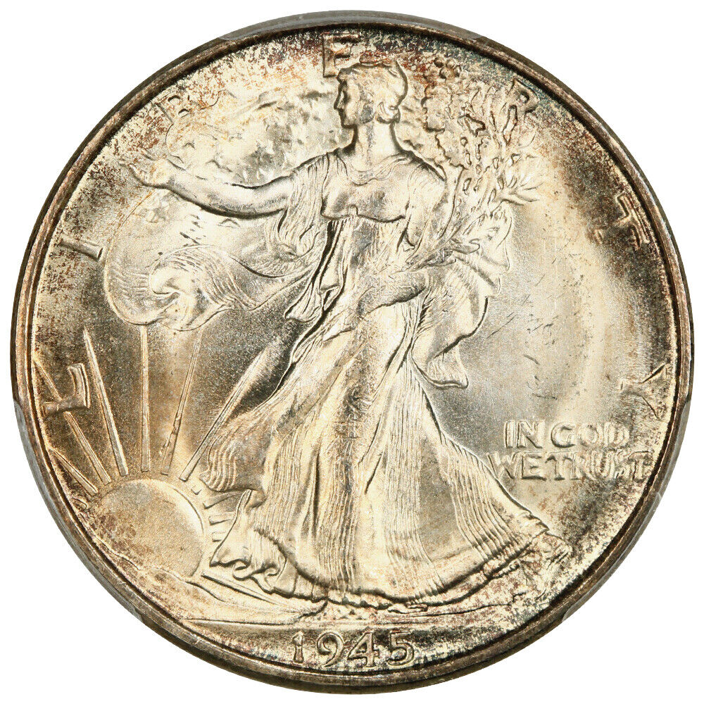 1945-S 50C PCGS MS66