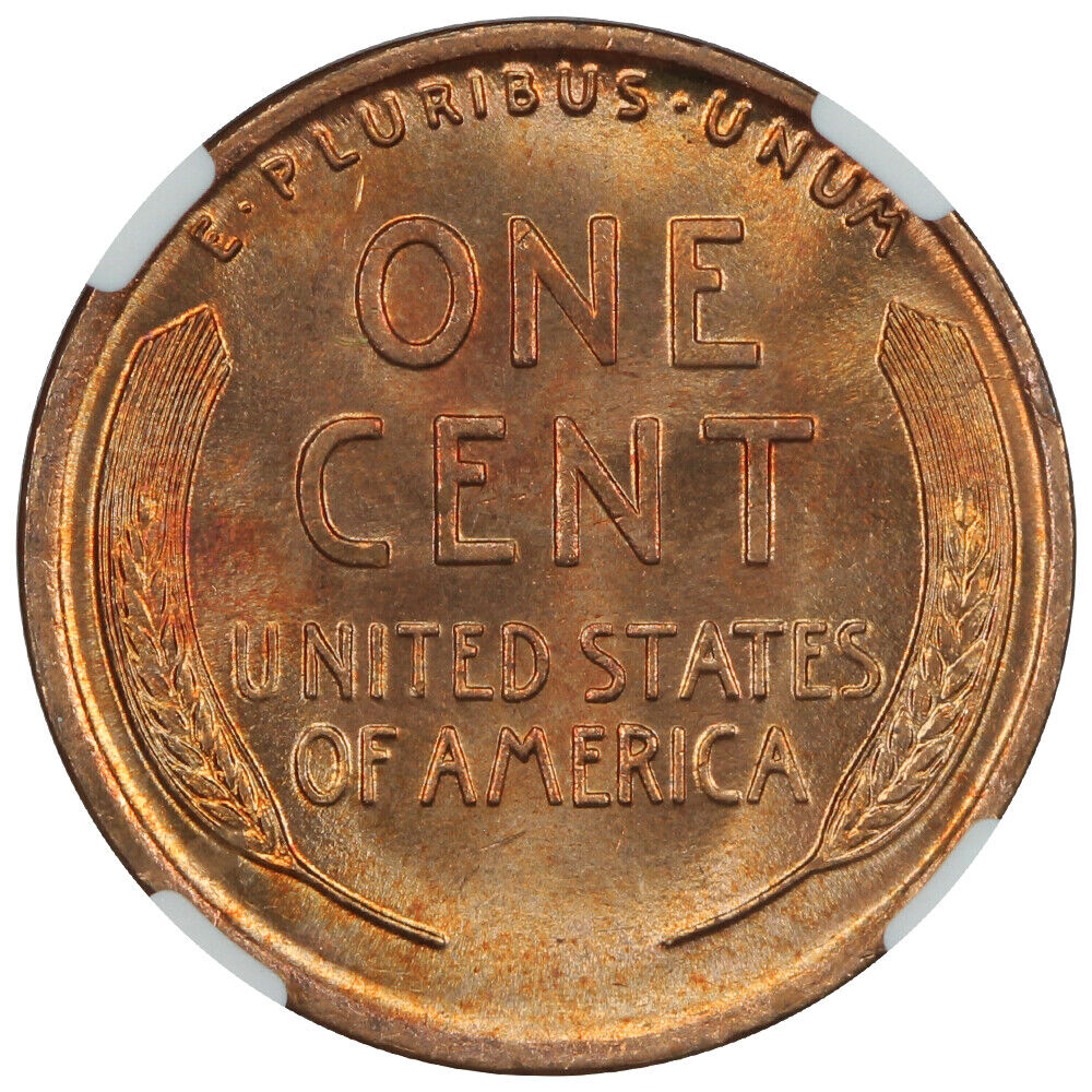 1917 1C NGC MS66RD - Lincoln Cent (Wheat Reverse) - Popular Teen Lincoln