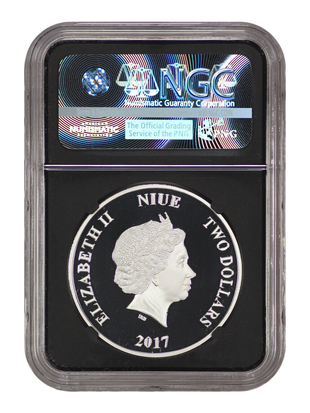 Niue: 2017 Star Wars Luke Skywalker $2 NGC Proof 69 UCAM (First 2000 Struck)