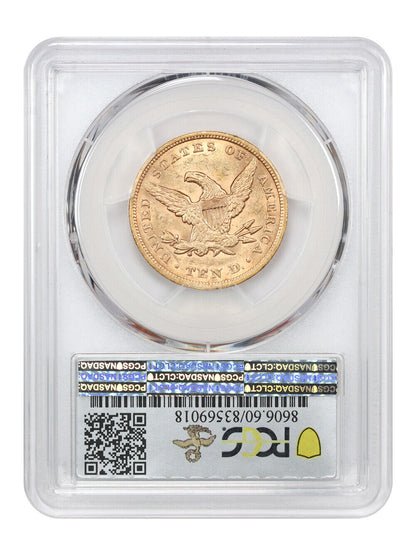 1851 $10 PCGS/CAC MS60 ex: D.L. Hansen