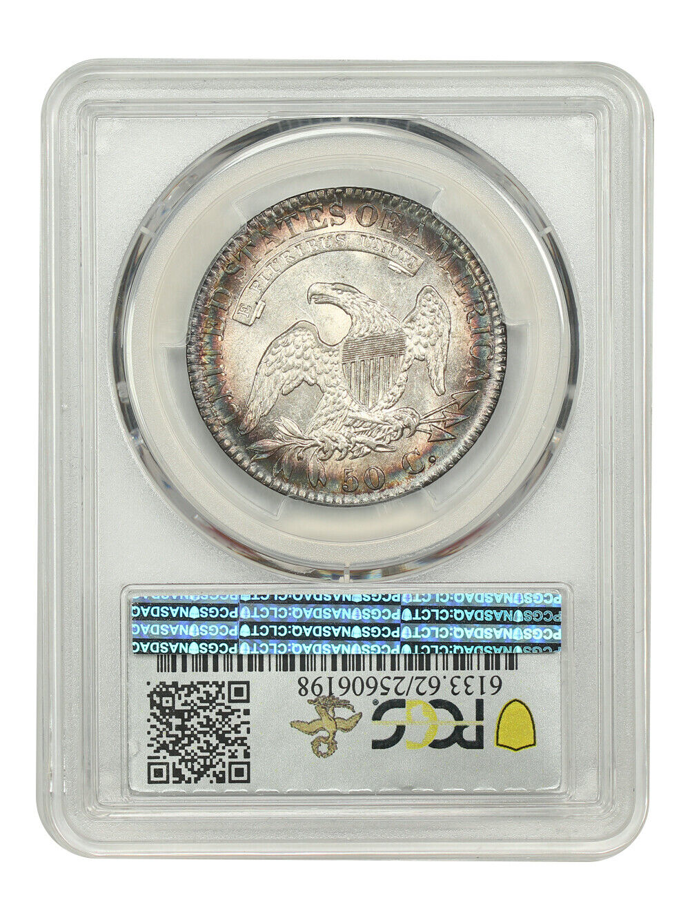 1823 50C PCGS MS62 (Patched 3) ex: D.L. Hansen