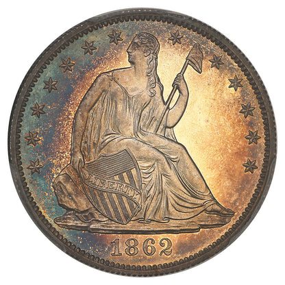 1862 50C PCGS PR66CAM ex: D.L. Hansen/Chrismor