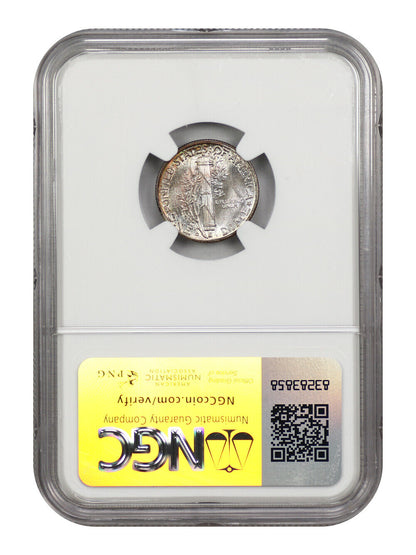 1943-D 10C NGC MS67+