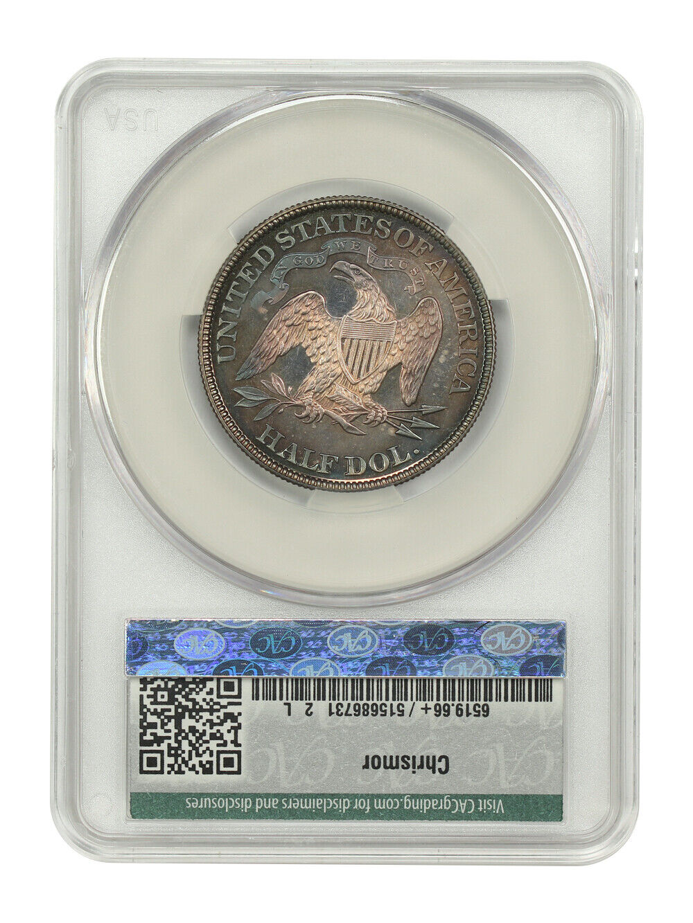 1882 50C CACG PR66+CAM ex: D.L. Hansen/Chrismor - Liberty Seated Half Dollar