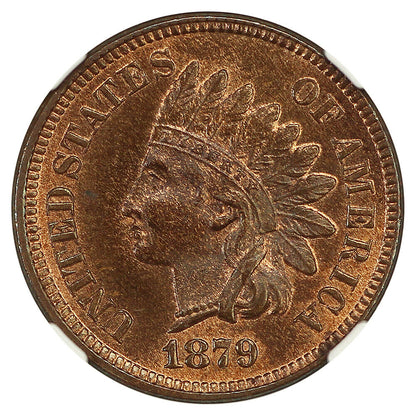 1879 1C NGC MS65RB - Indian Cent