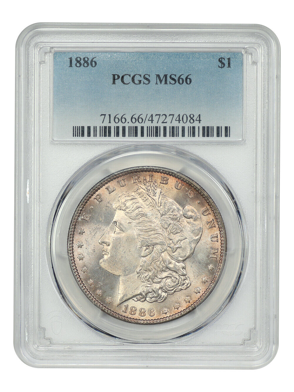 1886 $1 PCGS MS66 - Morgan Dollar